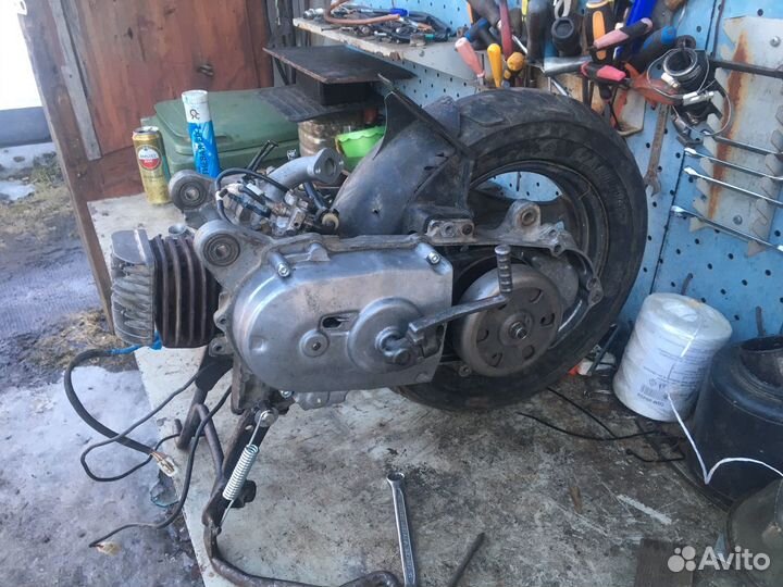 Двигатель А196 Suzuki lets