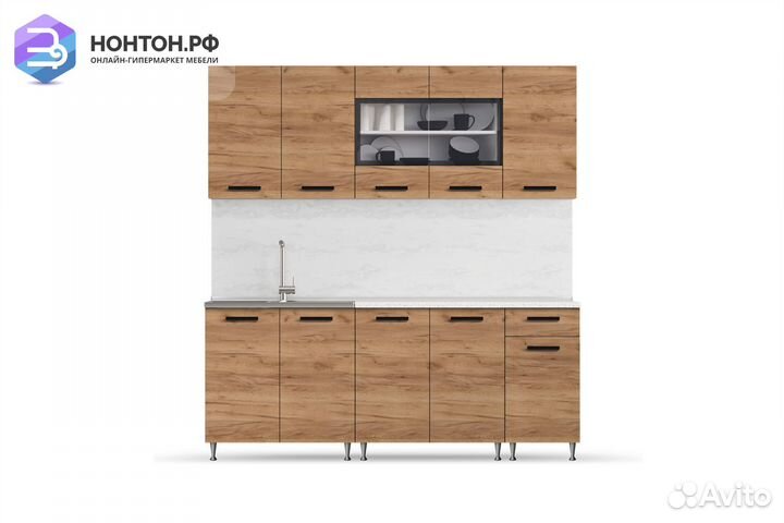 Кухня Рио 2.0 м дуб крафт