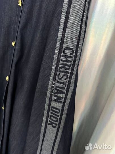Джинсовое платье dior
