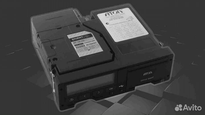 Автомобильный тахограф Atol, с скзи