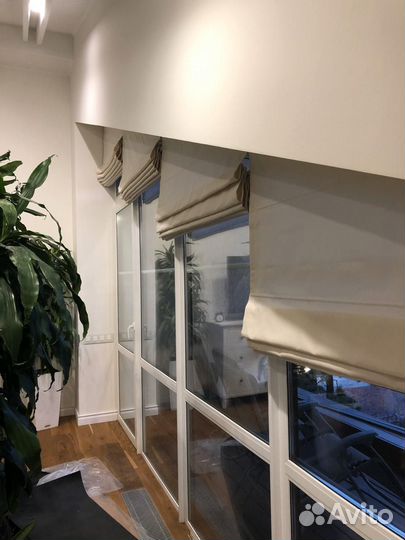 Римские шторы автоматические