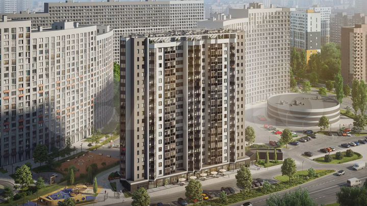 2-к. квартира, 50,6 м², 9/19 эт.