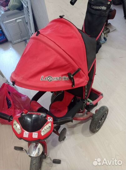 Детский велосипед с ручкой бу