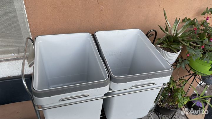 Мусорное ведро vibo / раздельный сбор мусора, 30л