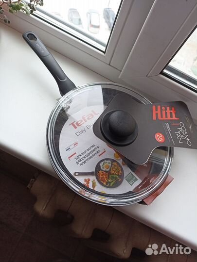 Сковорода tefal 24 см с крышкой