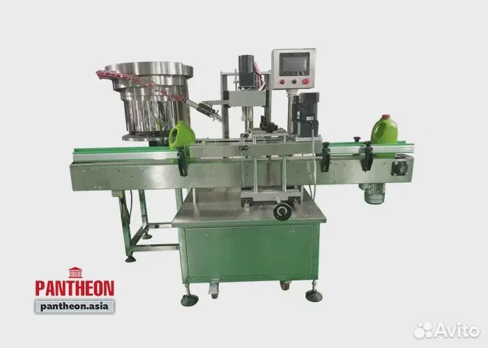 Автомат. линия розлива с укупоркой и этикировкой