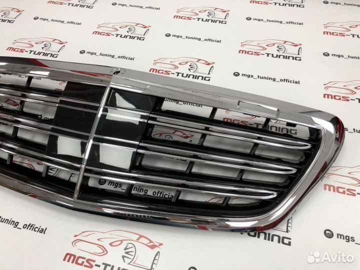 Решетка Mercedes S-class w222 S63 рест / S65 хром