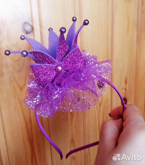 Ободок для волос ручной работы