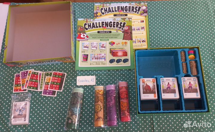 Настольная игра Challengers. Команда мечты