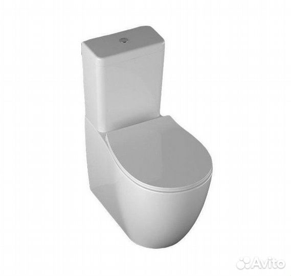 Унитаз напольный Allen Brau Fantasy с сиденьем микролифт 4.11009.20+4.11005.20