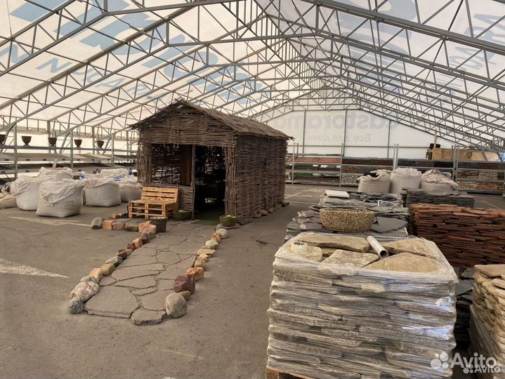 Галька мраморная белая фр. 10-20