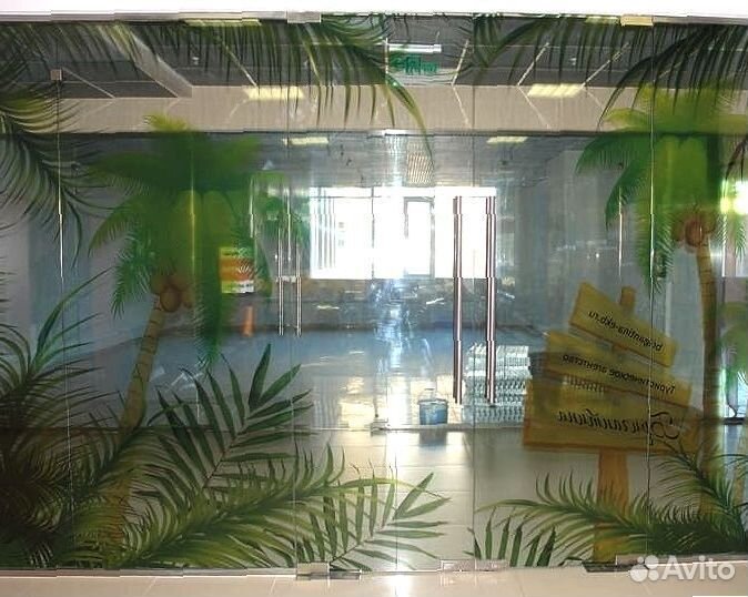 Фотопечать на стекле на кухню