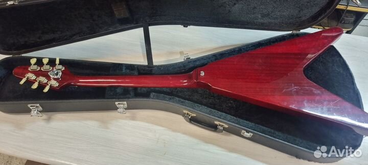 Orville Flying V FV Cherry Red + кейс