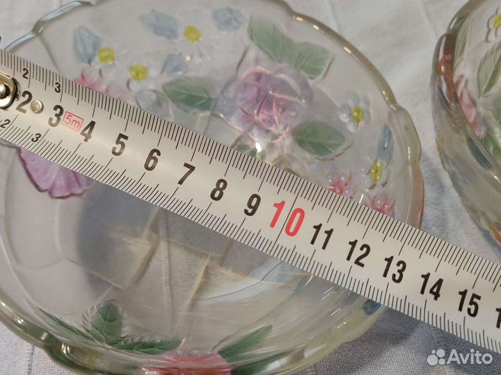 Салатники(набор) цветное стекло