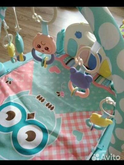 Развивающий коврик с пианино amarobaby