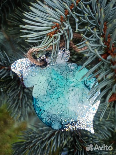 Новогодние игрушки из эпоксидной смолы