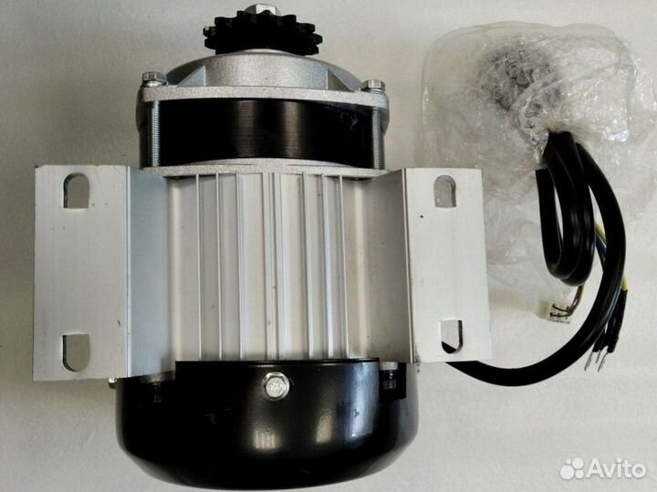 Редукторный электродвигатель 500Вт, 36-48-60В