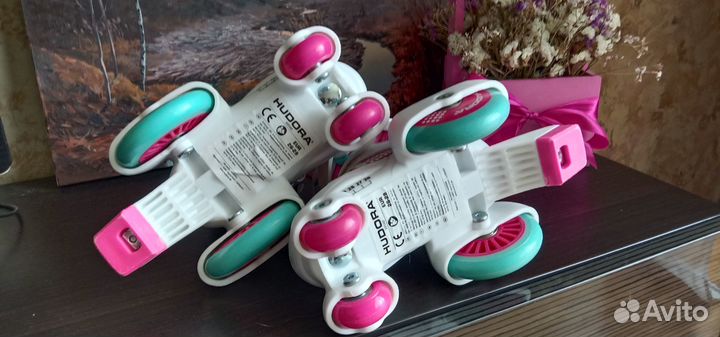 Ролики My First Quad Girl розовые