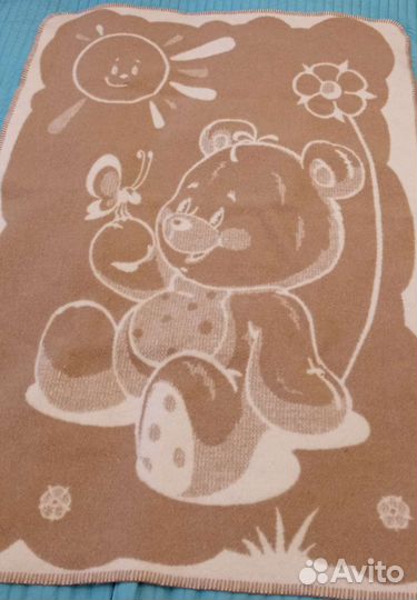 Одеяло детское шерстяное