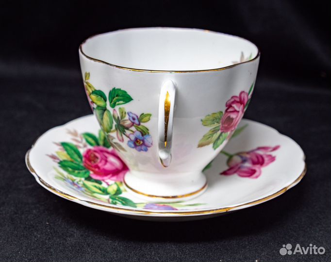 Чайная пара Роял Стюарт, винтаж, Англия