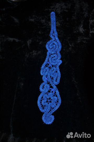 Кружево на коклюшках. Галстук