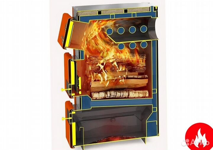 Твердотопливный котел теплодар куппер про-28 (2.0)