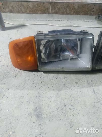 Передние фары на газель с поворотниками