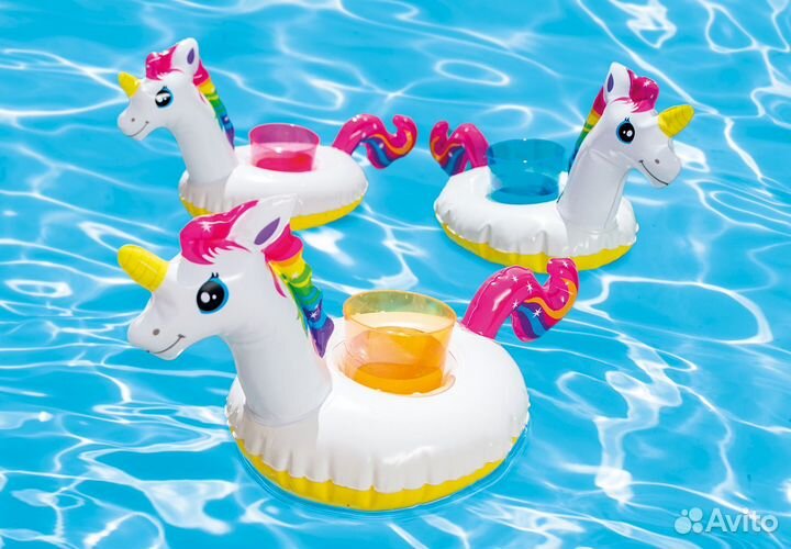 Надув плав держатель для напитков комплект из 3 шт