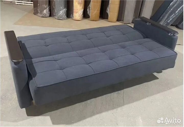 Диван-книжка София серый велюр СПБ