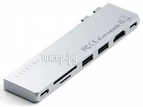 Хаб USB Satechi USB-C Pro Slim Silver ST-hucphss