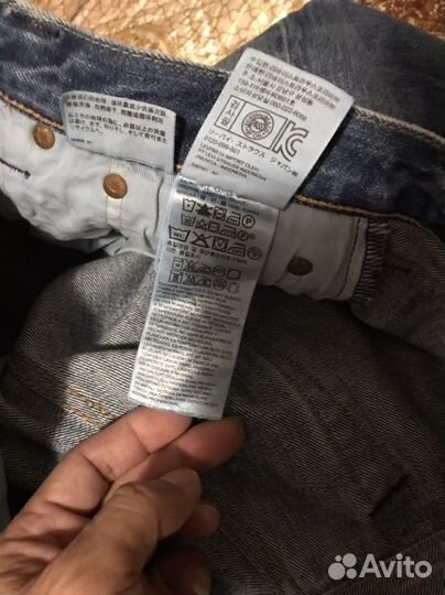 Мужские джинсы levis 501 w32 L30