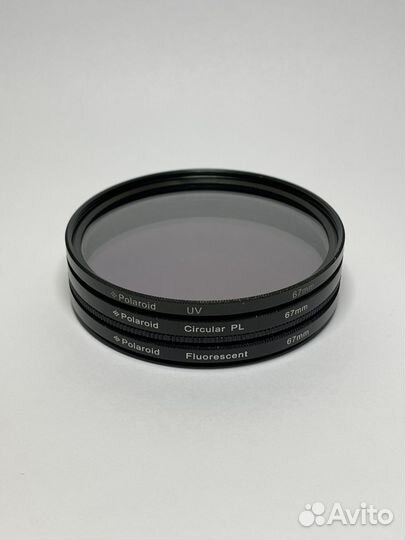 Набор светофильтров polaroid 67mm CPL UV FLD