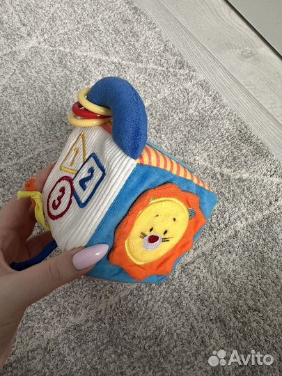 Развивающий кубик мягкий