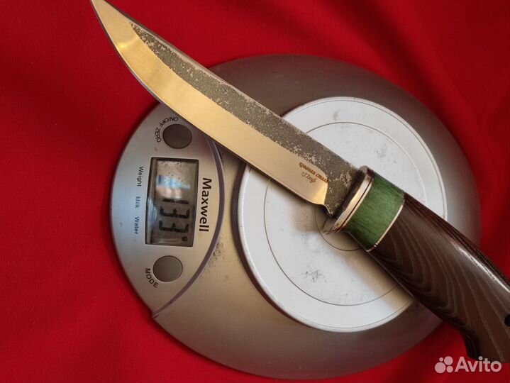 Нож Ручной работы,сталь Х12мф,Ковка,Каленая,HRC62