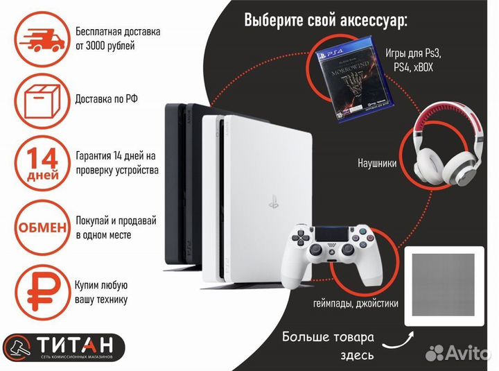 Игровая консоль Sony Playstation 4 Slim
