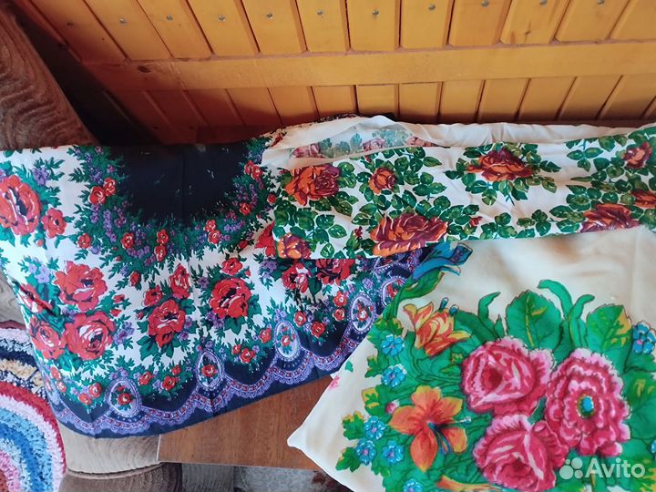 Старинные головные платки, шали, катетки