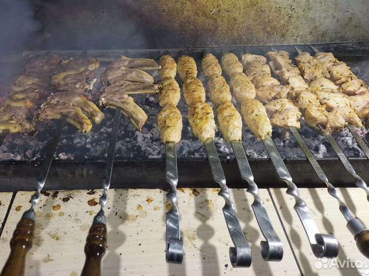 Доставка шашлык шаурма на дом в офис