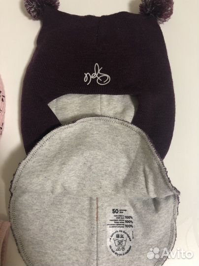 Шапка шлем для девочки