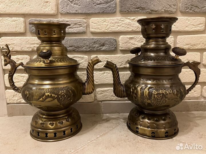 Самовар (Чайник) на дровах 1.5л (Комплект)