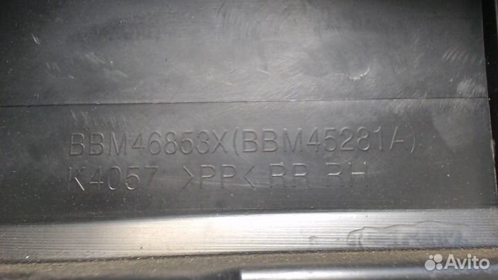 Дверная карта Mazda 3 (BL), 2009