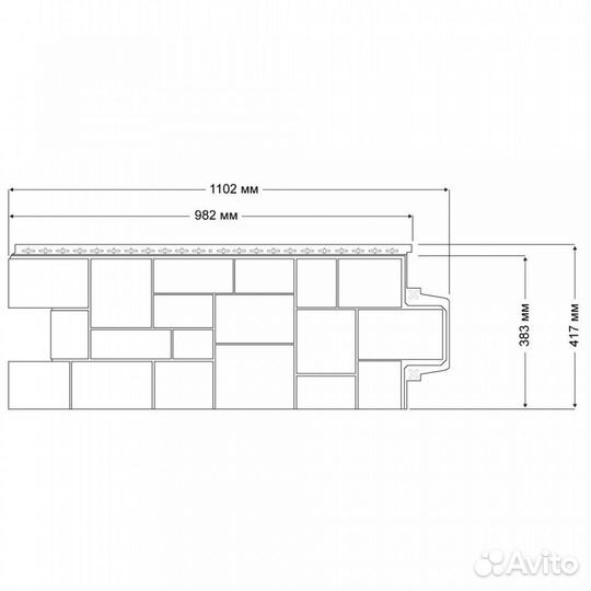 Grand Line Крупный камень Design Plus Миндаль