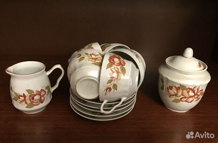 Чайный сервиз фарфор СССР