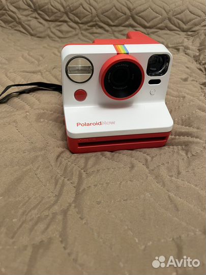 Polaroid now красный + чехол