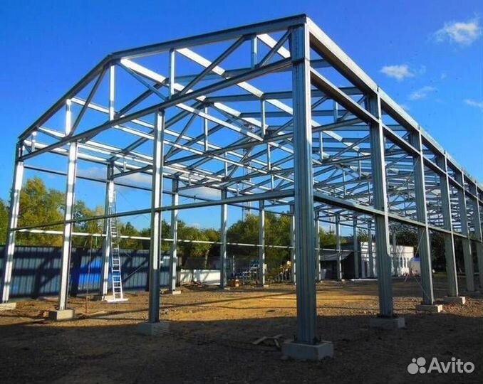 Ангар из металлоконструкций