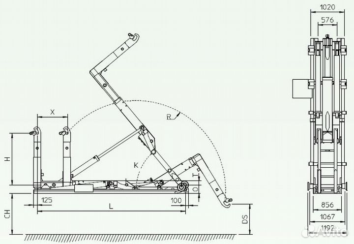 Мультилифт Shacman X3000 8x4 hyva 26 тонн