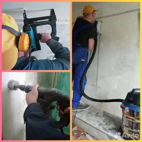 Электрик. Аварийные работы. Монтаж,замена проводки