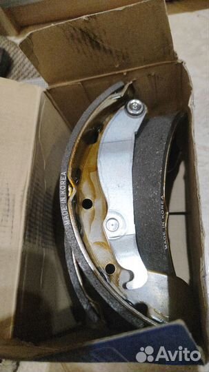 Тормозные колодки задние lanos, nexia