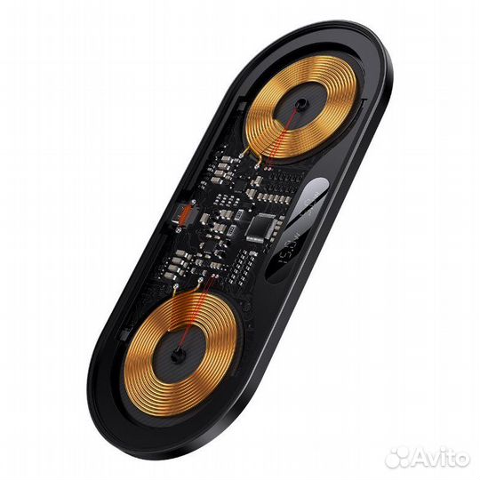 Беспроводная зарядка Baseus 2 в 1 15W