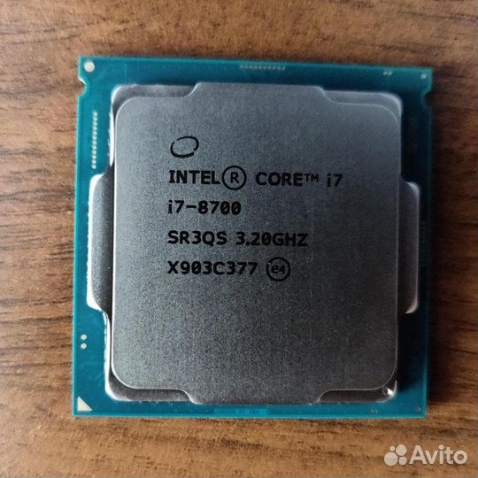 Процессор Intel Core I7 8700 +мат.плата+DDR4 16гб