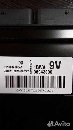 Матиз эбу блок управления двигателем